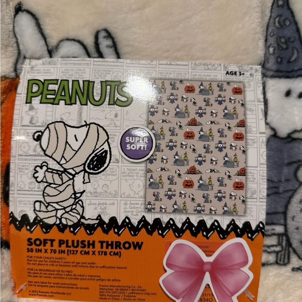 Peanuts Halloween Blanket